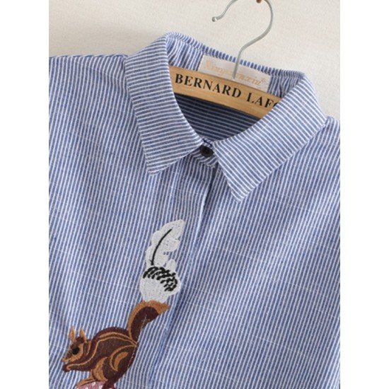 Squirrel Patterned Shirt