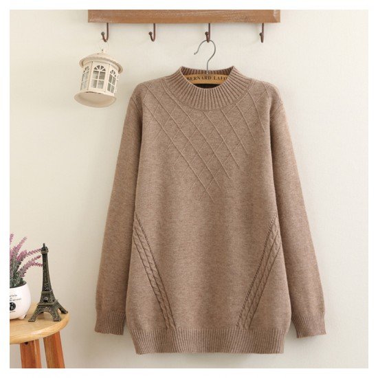 Zero Collar Wool Sweater