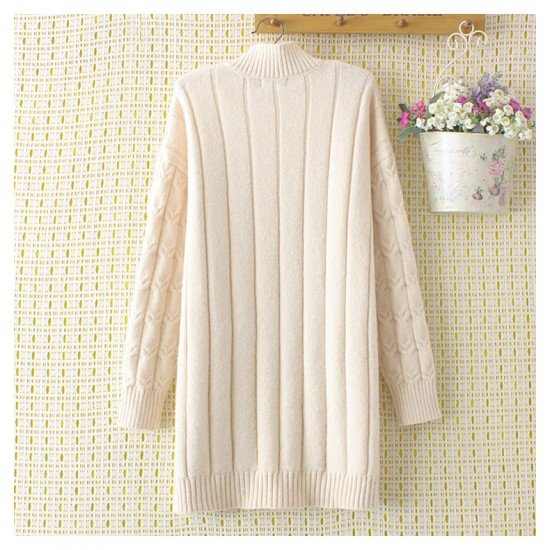 Fleece Style Wool Loose Sweater